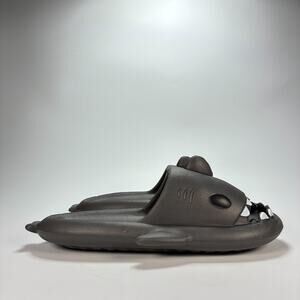 Cloud Shark Slides Gray Lightweight Slip On Sandals Men's Size US 10.5 EU 43